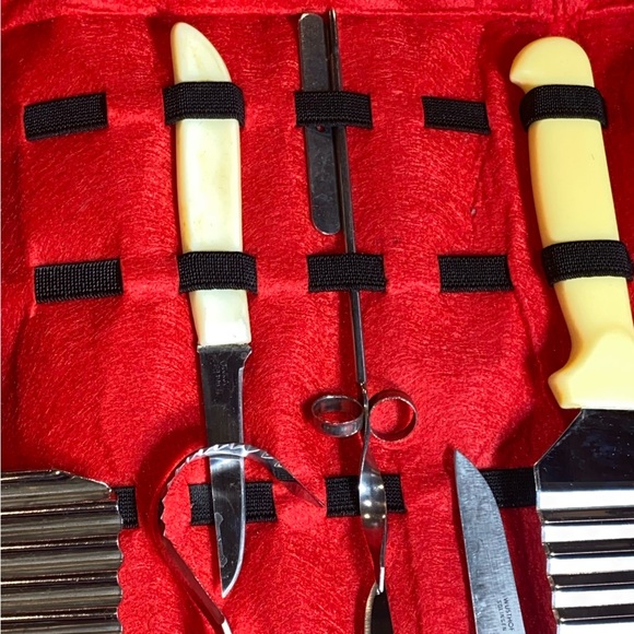 MCM Vintage 23 Piece Garnish Set w/ Case - Picture 7 of 13